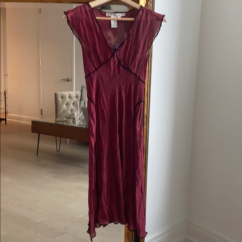 Max Studio Sheer Dress